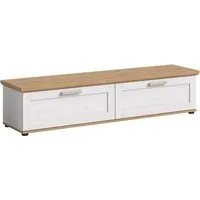 Home affaire Lowboard Cosenza, Cosenza Lowboard 164 cm, 2 Klappen, 2 Fächer, Wohnzimmer
