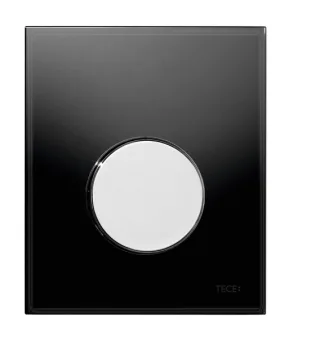 Tece loop Urinal-Betätigungsplatte m. Kart. Gl. sch. glzd. Taste Chr. glzd., 9242656 9242656