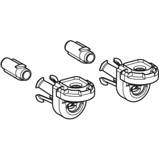 Geberit Geberit ONE Set Wandbefestigung verdeckt, Bajonettantrieb, 243978001 243978001