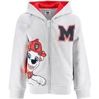 PAW PATROL Kapuzensweatshirt PAW PATROL Sweatjacke mit Kapuze, grau, Kapuzenpullover, Hoody