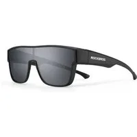ROCKBROS Fahrradbrille SP304, (Brillenset), UV400, polarisiert, leicht, Etui, sportliches Design
