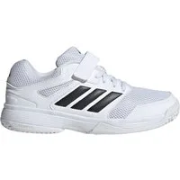 adidas Performance Hallen-Indoorschuhe Speedcourt Velcro weiss/schwarz Kinder Badmintonschuh