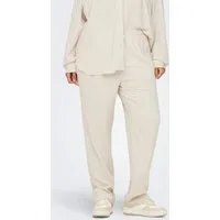 ONLY CARMAKOMA Schlupfhose CARSIESTA HW PULL-UP LINEN BL PNT NOOS Viskosemischung, mit Leinen, High Waist