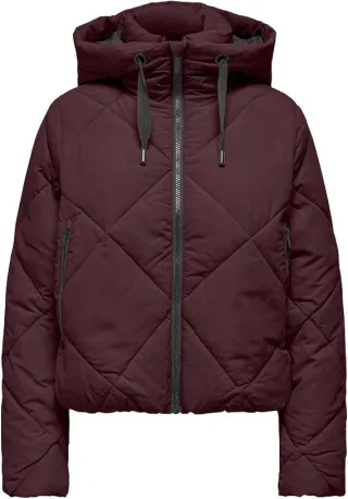 ONLY - Kurze Steppjacke rot - Gr. - XS