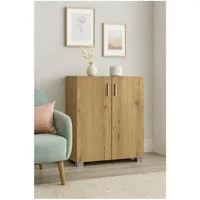 HTI-Living Sideboard Sideboard 2 Fächer Thekla Artisaneiche (Stück, 1 St., 1 Sideboard), Kommode Midischrank