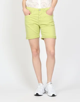 GANG Damen Shorts 94NICA SHORTS - boyfriend fit Hose linden green