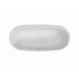Hoesch iSENSI Oval-Badewanne 3837.010 180 x 80 cm, 182 l