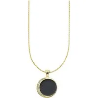 Aniston JEWELRY & WATCHES Kette mit Anhänger Schmuck Geschenk Silber 925 Halskette mit Anhänger schwarz, mit Zirkonia (synth)