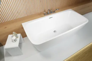 Riho freistehende Badewanne ADORE B2W 180x86 cm, wandstehend, B086001005 B086001005