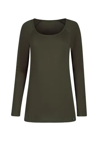 SKINY - Skiny Damen Shirt langarm Night In Skiny 01 rosin green - Gr. - 36