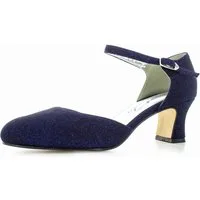 White Lady 255 magic-blue Softglitter Slingpumps