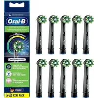 Oral-B Aufsteckbürsten CrossAction schwarz CleanMaximiser, 10 Stück