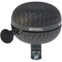 Basil Fahrradklingel Ding Dong Noir schwarz metallic, Ø 60mm