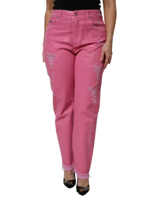 Zerrissene Highwaist Straight Jeans