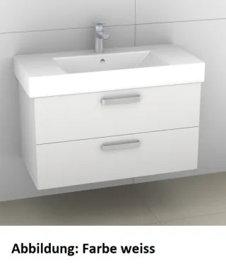 Artiqua 412 Waschtischunterschrank für Strada K0789 Eiche Ribbeck quer NB, 412-WU2L-I19-7187-444 412-WU2L-I19-7187-444