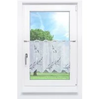 LYSEL® Scheibengardine Alisar (1 St), transparent, HxB 45x48cm