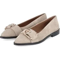 Copenhagen Studios Copenhagen Shoes CS8921-0301 BISCUIT Damen Rauleder taupe Ballerina