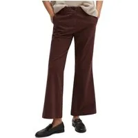 Marc O'Polo 7/8-Hose Marthe Flared aus Baumwoll-Stretch-Satin, Flared Fit
