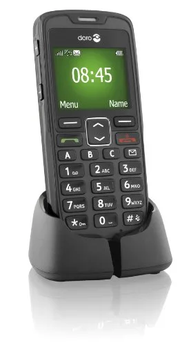 Doro PhoneEasy 510GSM [Notruftaste Großtastenhandy] schwarz
