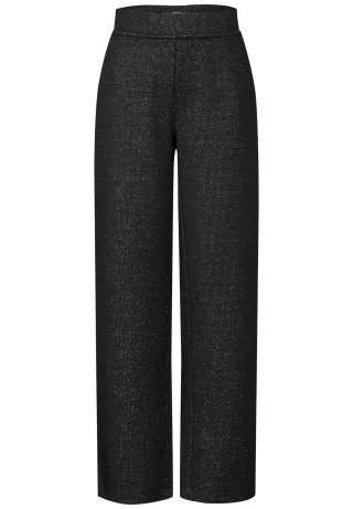 CECIL - Hose mit Glitzer-Details black melange - Gr. - 30