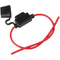 ECENCE Sicherungshalter 1x KFZ Sicherungs-Halter Flachsicherung max.30A, (1-St)
