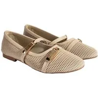 Desa Damen-Ballerinas – Obermaterial und Futter aus Leder, flacher Absatz, Ballettschuh