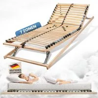 Lattenrost ERGO KF, Coemo, Kopfteil manuell verstellbar, Fußteil manuell verstellbar, ERGO KF 7 Zonen, preisgünstiger Bausatz