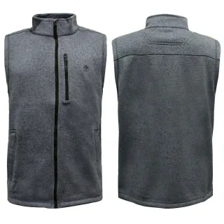 Timberland Reißverschluss ärmellose graue Männer BodyWarmer Gilet 7600J 912