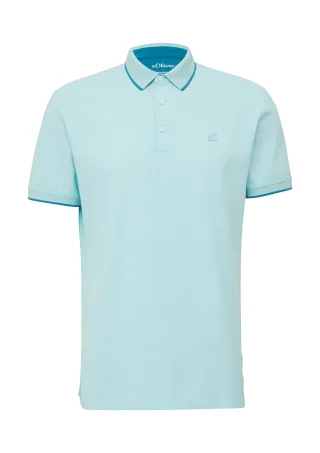 s.Oliver - Polo-Shirt türkis - Gr. - L