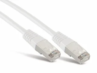 S-IMPULS CAT.6 Patchkabel, 10 m, weiß, S-FTP, PIMF