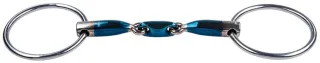 Gebiss TR Loose Ring Eliptical Sweet Iron, doppelt gebrochen