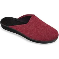 PADERO Damen Pantolette Hausschuh für breite Füße
