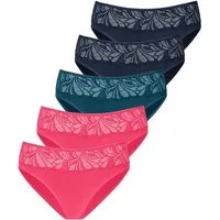 Vivance Jazz-Pants Slips (5er-Pack) aus elastischer Baumwoll-Qualität