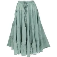 Guru-Shop Minirock Boho Stufenrock, Maxirock Sommerrock,.. alternative Bekleidung