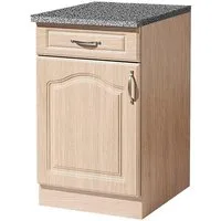wiho Küchen Unterschrank Linz 60 cm breit, in Landhaus-Optik