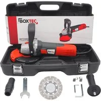 BOXTEC Winkelschleifer BOXTEC Betonschleifer 125 mm Sanierungsfräse 1.400W, Set mit Koffer