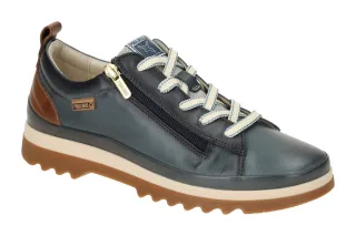 Pikolinos W3W-6979 VIGO Damen Schn?r-Halbschuhe Ocean Blau bequem mit arch su...