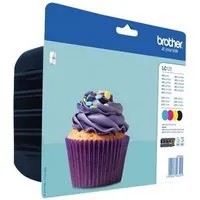 Brother LC-123 Tintenpatronen Multipack 4-farbig Tintenpatrone