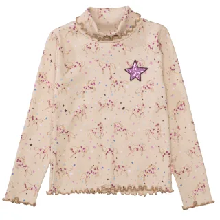 JETTE by STACCATO - Shirt almond cream aop - Gr. - 92/98