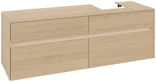 Villeroy & Boch Waschtischunterschrank Collaro C106B0 1600x548x500mm mit Beleuchtung Nordic Oak C106B0VJ