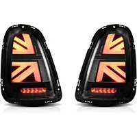 LLCTOOLS Rückleuchte Hell leuchtende LED Rückleuchte mit E passend für Mini Cooper, R56 R57 R58 R59 2007-2013, Rücklicht, Bremslicht, Nebelschlussleuchte, Blinklicht und Rückfahrlicht, LED fest integriert, LED, Dynamischer Blinker, Hochwertiges LED R