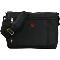 Travel N Meet Messenger Bag Travel N Meet Umhängetasche schwarz (Messenger Bag), Herren Messenger Bag, Notebooktasche Polyester, schwarz ca. 41cm