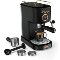 PRINCESS Espressomaschine 249417, Vielfältige Kaffeespezialitäten möglich – Integrierte Tassenwärmer