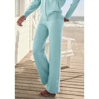 Elbsand Strickhose mit weitem Bein und eingestricktem Logo, Loungewear