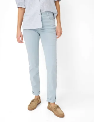Brax Damen Five-Pocket-Hose Style CAROLA VINTAGE BLUE, hellblau, Gr. 34