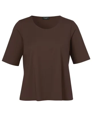 VIA APPIA DUE - T-Shirt Rundhals 1/2 Arm kaffee - Gr. - 44