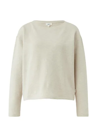 s.Oliver - Sweatshirt beige - Gr. - 38