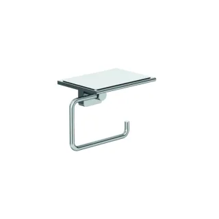 Kludi VELA S Toilettenpapierhalter 2597105 mit Ablage chrom