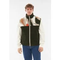 Johnny Urban Fleeceweste Bryson wendbare Teddyweste (1-tlg) Weste zum Wenden, Gemütlicher Materialmix mit Nylon & Sherpa Fleece