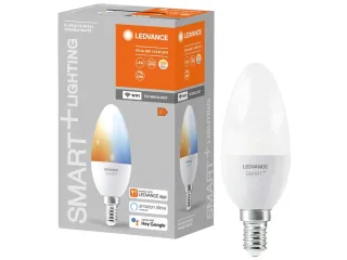 LEDVANCE LED-Lampe SMART+ WiFi Candle, B40, E14, EEK: F, 4,9 W, 470 lm, 2700...6500 K, Smart